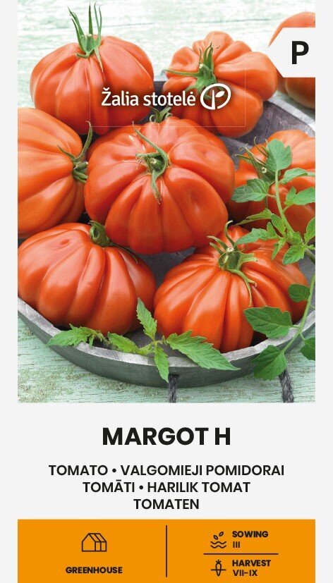 Valgomieji pomidorai Margot H Žalia stotelė kaina ir informacija | Daržovių, uogų sėklos | pigu.lt