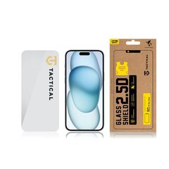 Tactical Glass Shield 2.5D for Apple iPhone 15 Plus Clear цена и информация | Защитные пленки для телефонов | pigu.lt