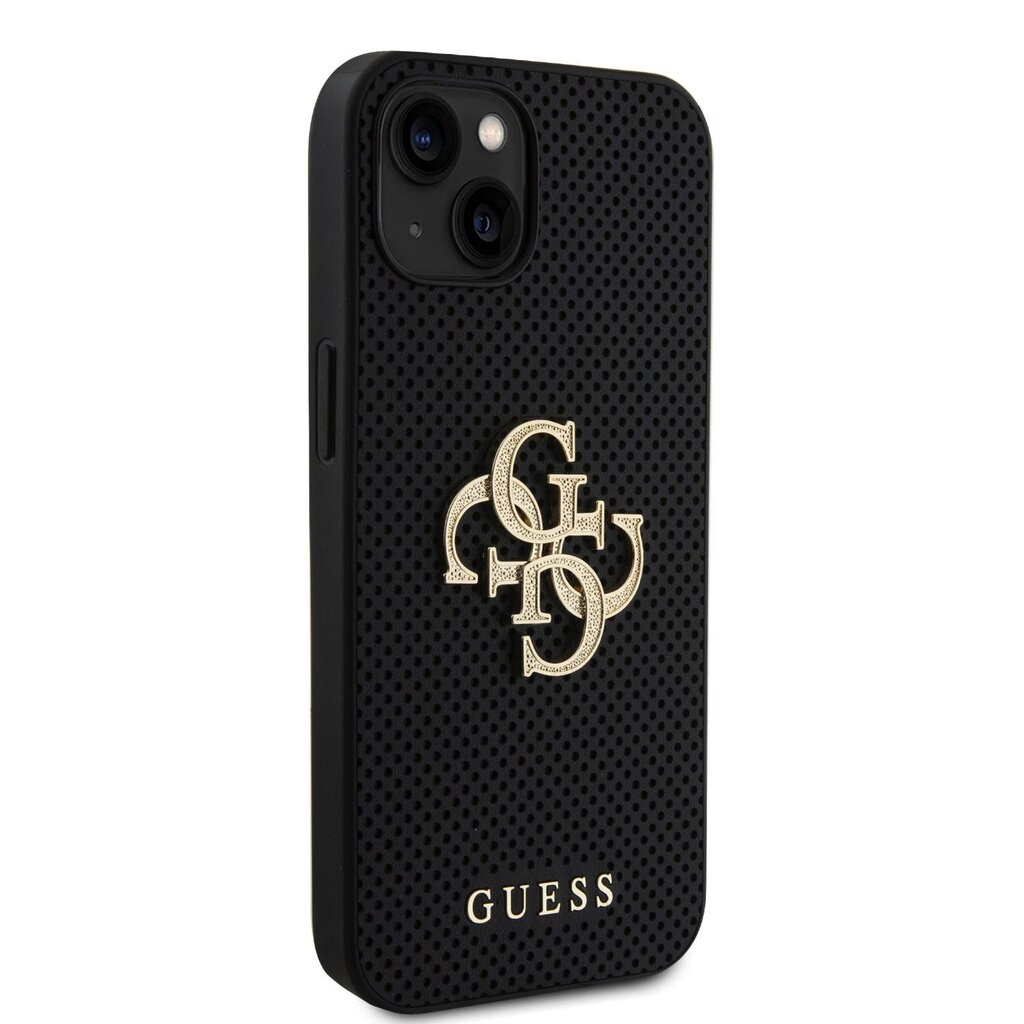 CG Mobile Guess PU Perforated 4G Glitter Metal Logo Case цена и информация | Telefono dėklai | pigu.lt