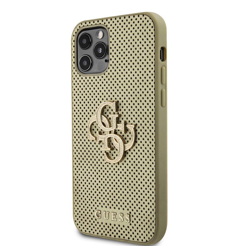 CG Mobile Guess PU Perforated 4G Glitter Metal Logo Case цена | pigu.lt