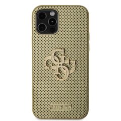 CG Mobile Guess PU Perforated 4G Glitter Metal Logo Case kaina ir informacija | Telefono dėklai | pigu.lt