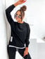 Laisvalaikio komplektas moterims Loures, juodas kaina ir informacija | Sportinė apranga moterims | pigu.lt