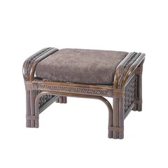 Пуф RattaNeo Alhambra p6 коричневого цвета цена и информация | Кресла-мешки и пуфы | pigu.lt
