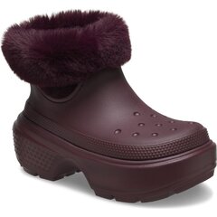 Žieminiai batai moterims Crocs™, raudoni цена и информация | Женские сапоги | pigu.lt
