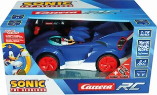 Автомобиль Carrera R/C: команда Sonic Racing с тактовой частотой 2,4 ГГц - Соник (высокопроизводительная версия) - 1:18 (370201063) цена и информация | Игрушки для мальчиков | pigu.lt