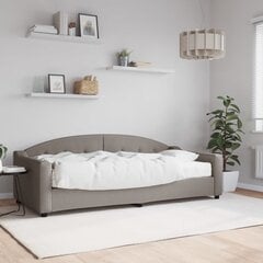 Sofa-lova vidaXL, 90x200 cm, pilka kaina ir informacija | Lovos | pigu.lt