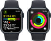 Apple Watch Series 9 GPS + Cellular 41mm Midnight Aluminium Case with Midnight Sport Band - M/L MRHT3KS/A kaina ir informacija | Išmanieji laikrodžiai (smartwatch) | pigu.lt