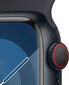 Apple Watch Series 9 GPS + Cellular 41mm Midnight Aluminium Case with Midnight Sport Band - M/L MRHT3KS/A kaina ir informacija | Išmanieji laikrodžiai (smartwatch) | pigu.lt