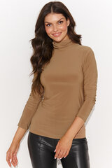 Гольф женский Numinou, светло-коричневый цена и информация | Женские блузки, рубашки | pigu.lt