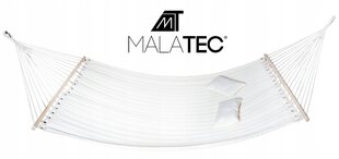 Sodo dvivietis hamakas Malatec 10202, 340x150 cm, baltas kaina ir informacija | Hamakai | pigu.lt