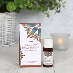 Aromatinis aliejus Peruvian Palo Santo, Goloka, 10 ml цена и информация | Эфирные, косметические масла, гидролаты | pigu.lt