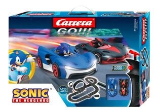 Автомобильная трасса Go Sonic Carrera, 4,9 м цена и информация | Игрушки для мальчиков | pigu.lt