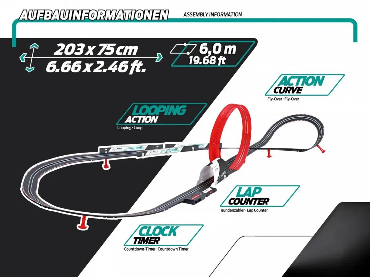 Žaislinė lenktynių trasa Carrera Go!!! Formula цена и информация | Žaislai berniukams | pigu.lt