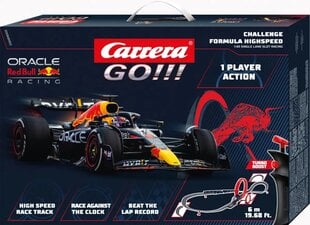 Lenktynių trasa Carrera Go!!! Formula High Speed 6,0m kaina ir informacija | Žaislai berniukams | pigu.lt