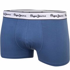 Trumpikės vyrams Pepe Jeans 80681, mėlynos, 3 vnt. цена и информация | Трусы | pigu.lt