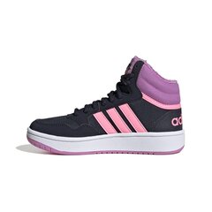 Hoops mid 3.0 k adidas core for children's black gw6902 GW6902 цена и информация | Детская спортивная обувь | pigu.lt