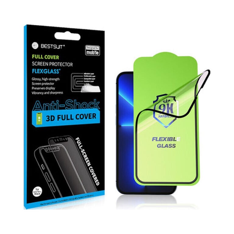 3D Bestsuit Flexible 9H iPhone 15 Pro Max kaina ir informacija | Apsauginės plėvelės telefonams | pigu.lt