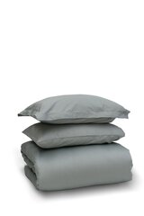 Комплект сатинового постельного белья Ash Green, 140x220, из 5 частей цена и информация | Постельное белье | pigu.lt