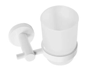 Pakabinamas vonios puodelis, baltas 322233B kaina ir informacija | Vonios kambario aksesuarai | pigu.lt