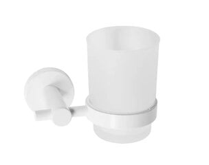 Pakabinamas vonios puodelis, baltas 322233B kaina ir informacija | Vonios kambario aksesuarai | pigu.lt