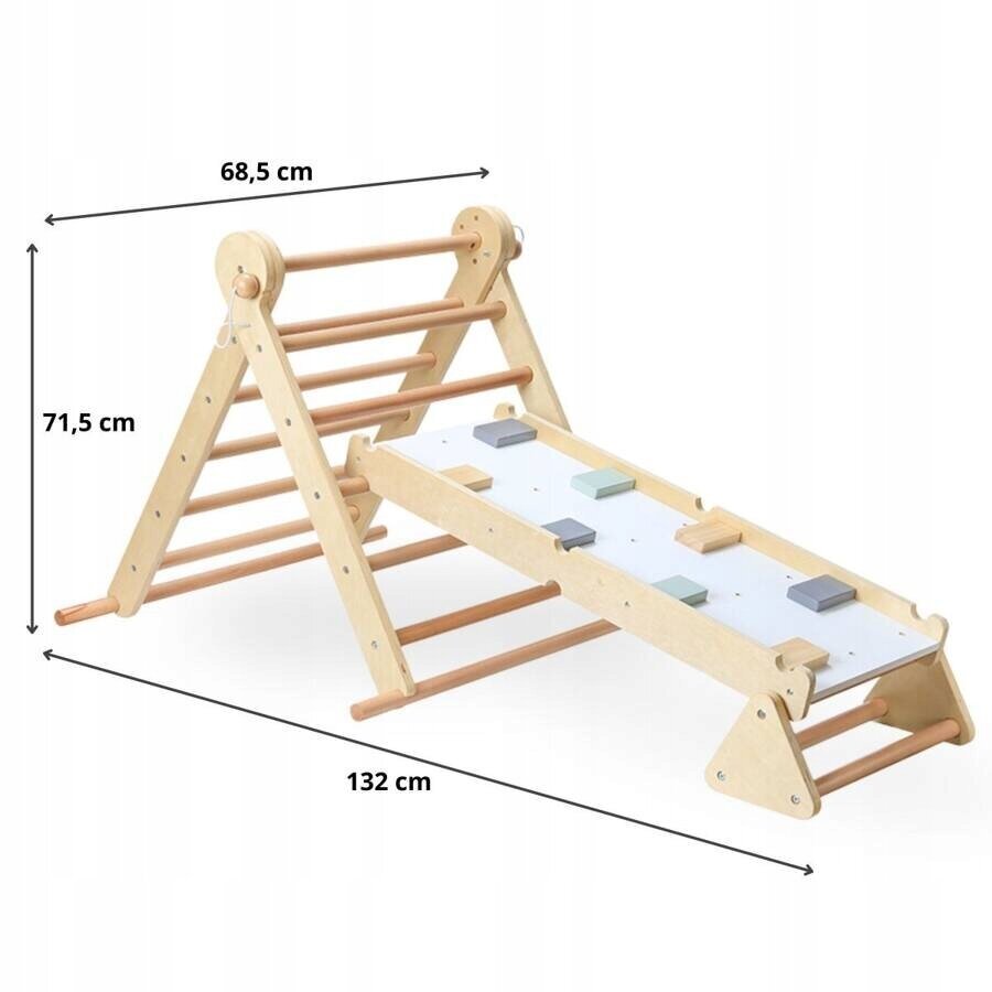 Medinė namų žaidimų aikštelė Mamabrum цена и информация | Čiuožyklos, laipiojimo kopetėlės | pigu.lt