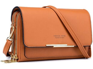 Маленькая женская сумочка А54, коричневая цена и информация | Женские сумки | pigu.lt
