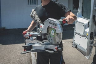 Аккумуляторный торцовочный станок Metabo KGS 18 LTX 305, 18В, без аккумуляторов и зарядного устройства цена и информация | Пилы, циркулярные станки | pigu.lt