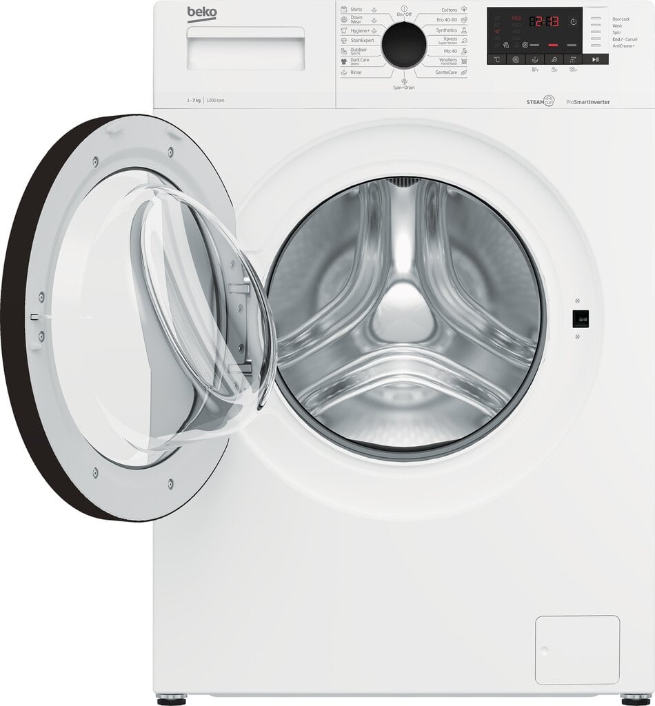 Beko WUE7612XBWS kaina ir informacija | Skalbimo mašinos | pigu.lt