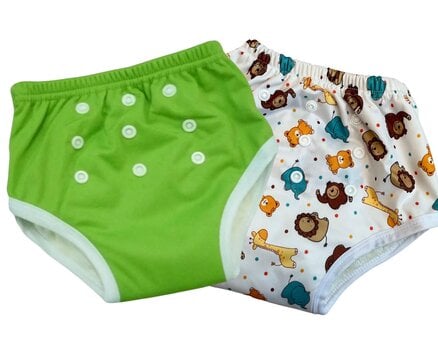 Непромокаемые штанишки для приучения к горшку 2 шт Baby Planet, 2-4 года, 86-92-98-104 см, 11-16 кг цена и информация | Подгузники | pigu.lt