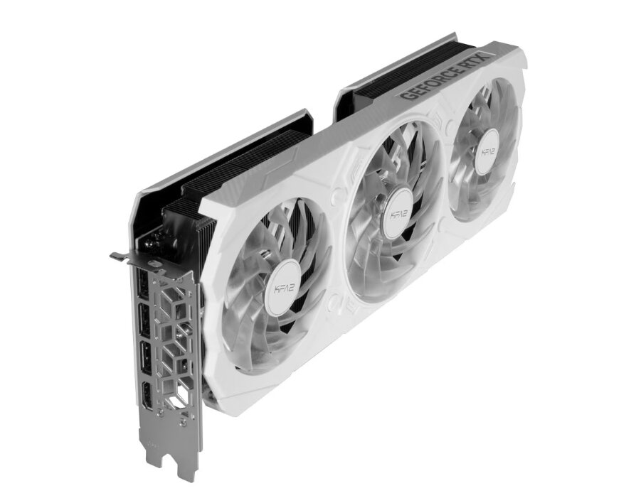 KFA2 GeForce RTX 4070 EX Gamer White (47NOM7MD7KWK) kaina ir informacija | Vaizdo plokštės (GPU) | pigu.lt