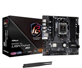 ASRock B650M PG Lightning WiFi   AM5 mATX               DDR5 цена и информация | Материнские платы	 | pigu.lt