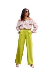 Kelnės moterims Roco Fashion LKK182637.2690, žalios цена и информация | Брюки | pigu.lt