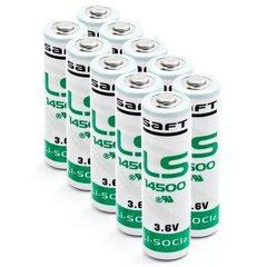 Elemenati Saft LS14500-P10 цена и информация | Батарейки | pigu.lt