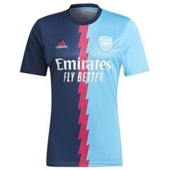 Adidas sportiniai marškinėliai vyrams Arsenal FC Pre-Match JSY M SW989959.1900, mėlyni цена и информация | Мужская спортивная одежда | pigu.lt