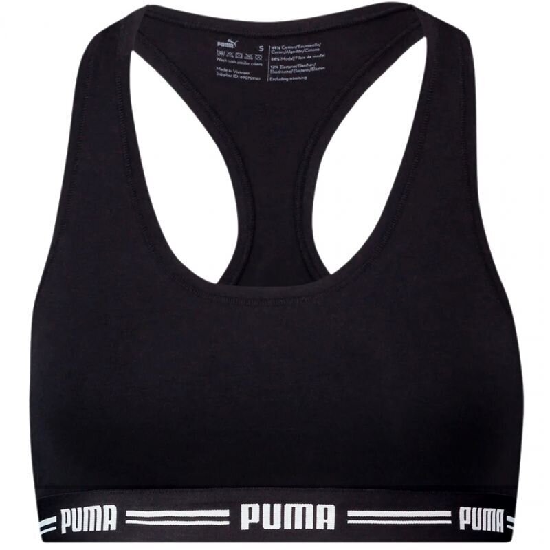 Sportinė liemenėlė moterims Puma SW6514481898, juoda kaina ir informacija | Liemenėlės | pigu.lt