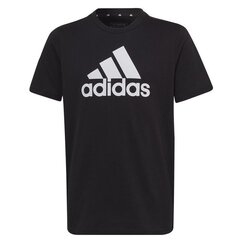 Marškinėliai vaikams Adidas Essentials Sw937906.8293, juodi kaina ir informacija | Marškinėliai mergaitėms | pigu.lt