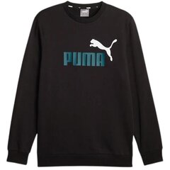 Džemperis vyrams Puma ESS+ 2 Col Big Logo Crew FL SW9890005654, juodas цена и информация | Мужские толстовки | pigu.lt