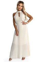 Suknelė moterims Numoco Nlm2110.5314. smėlio spalvos цена и информация | Платья | pigu.lt