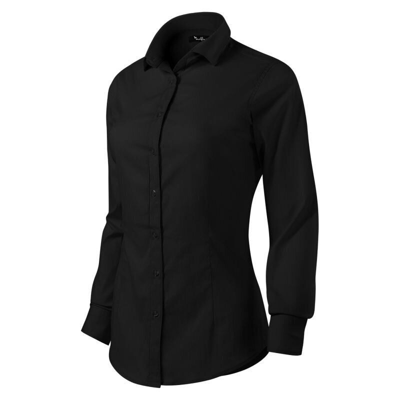 Marškiniai moterims Malfini Dynamic, juodi kaina ir informacija | Palaidinės, marškiniai moterims | pigu.lt