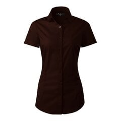 Marškiniai moterims Malfini Flash, rudi цена и информация | Женские блузки, рубашки | pigu.lt