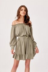 Suknelė moterims Roco Fashion LKK183729.2942, žalia цена и информация | Платья | pigu.lt