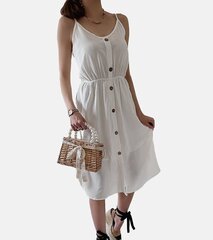 Suknelė moterims Plaisance GRM21415.5930, balta kaina ir informacija | Suknelės | pigu.lt