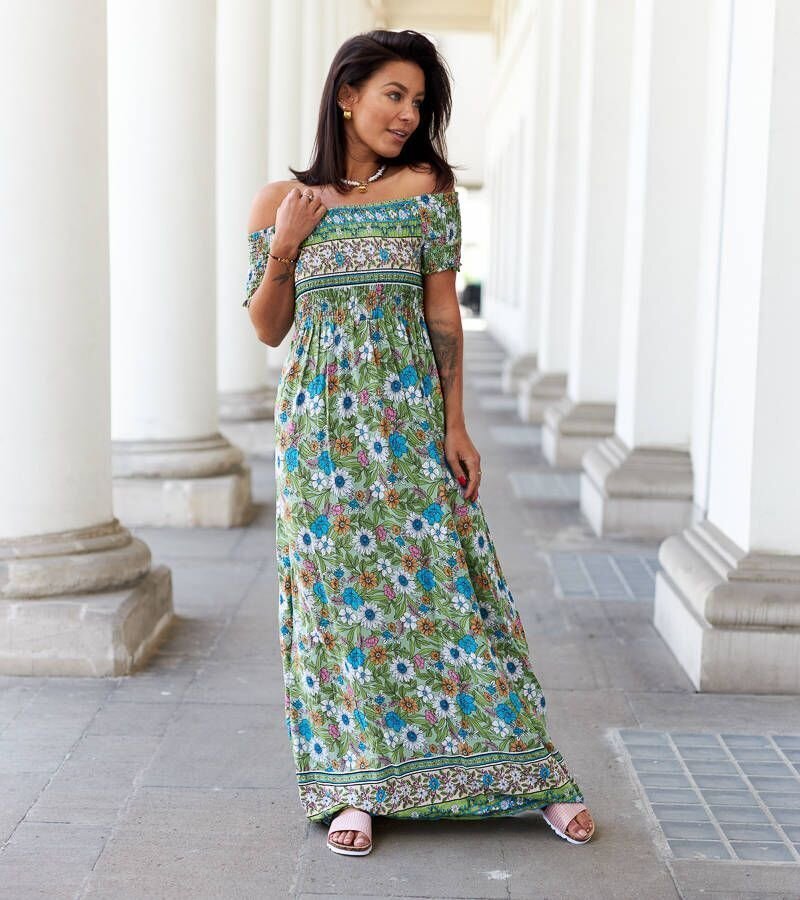 Suknelė moterims Gemre GRM24034.4775, žalia kaina ir informacija | Suknelės | pigu.lt