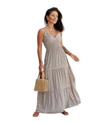 Suknelė moterims Gemre GRM24389.5930, oranžinė/mėlyna kaina ir informacija | Suknelės | pigu.lt