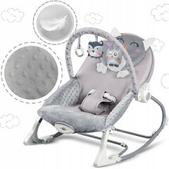 Kūdikio supynės su vibracija Ricokids, gray цена и информация | Шезлонги и качели | pigu.lt