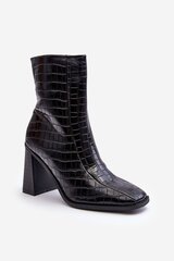 Aulinukai moterims Kornell BSB26946.2681, juodi kaina ir informacija | Aulinukai, ilgaauliai batai moterims | pigu.lt
