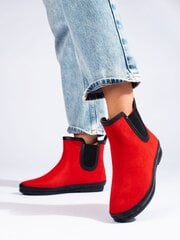 Guminiai batai moterims W.Potocki POL82700.2683, raudoni цена и информация | Резиновые сапоги Muflon | pigu.lt