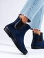 Guminiai batai moterims W.Potocki POL82701.2683, mėlyni цена и информация | Guminiai batai moterims | pigu.lt