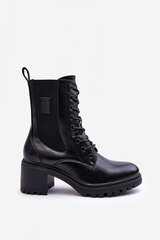 Aulinukai moterims Step In Style LKK1839522683, juodi kaina ir informacija | Aulinukai, ilgaauliai batai moterims | pigu.lt