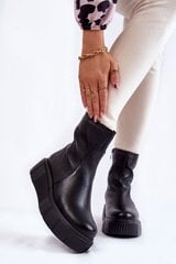 Aulinukai moterims Lemar BSB22751.2681, juodi kaina ir informacija | Aulinukai, ilgaauliai batai moterims | pigu.lt